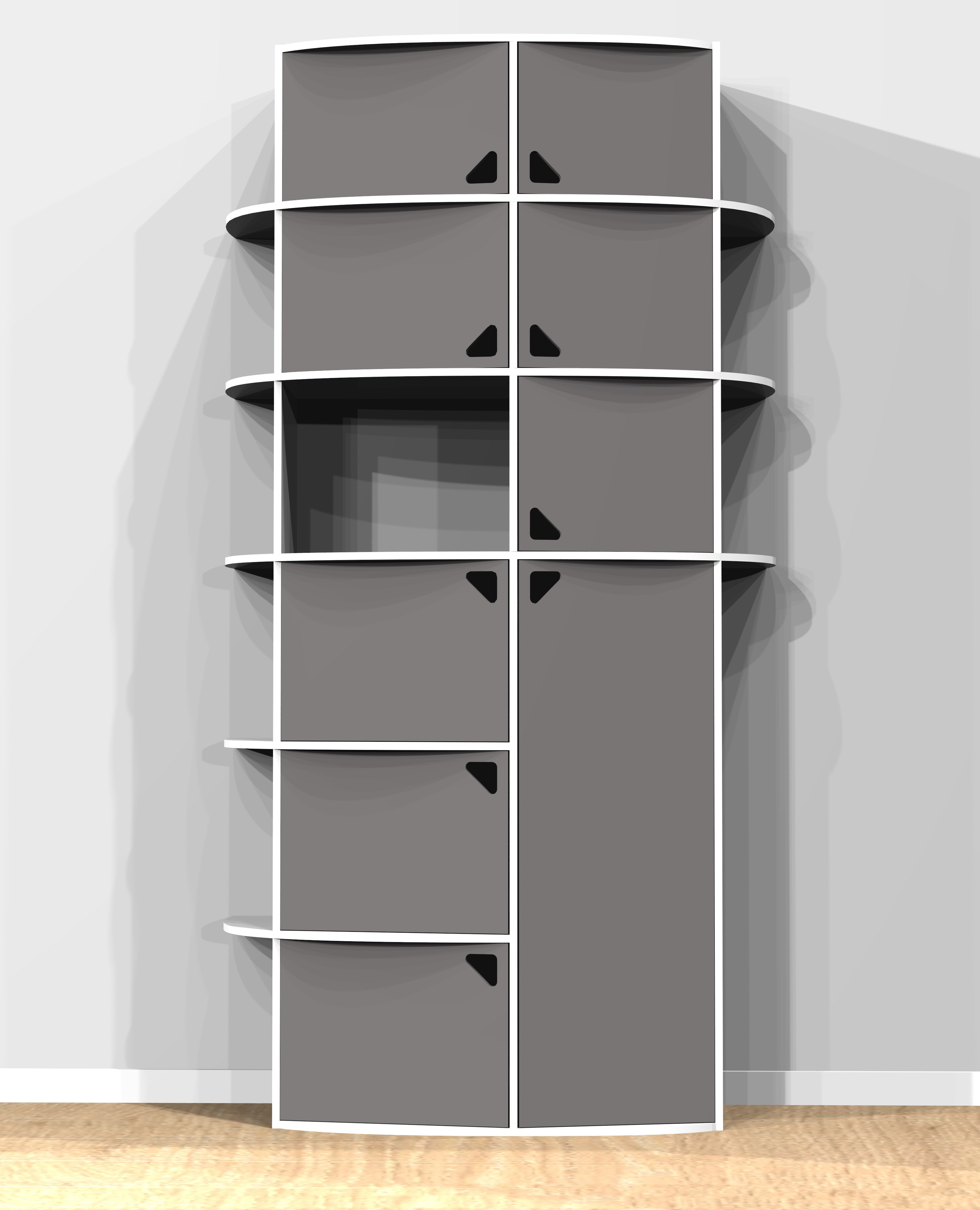 etagere murale japonisante